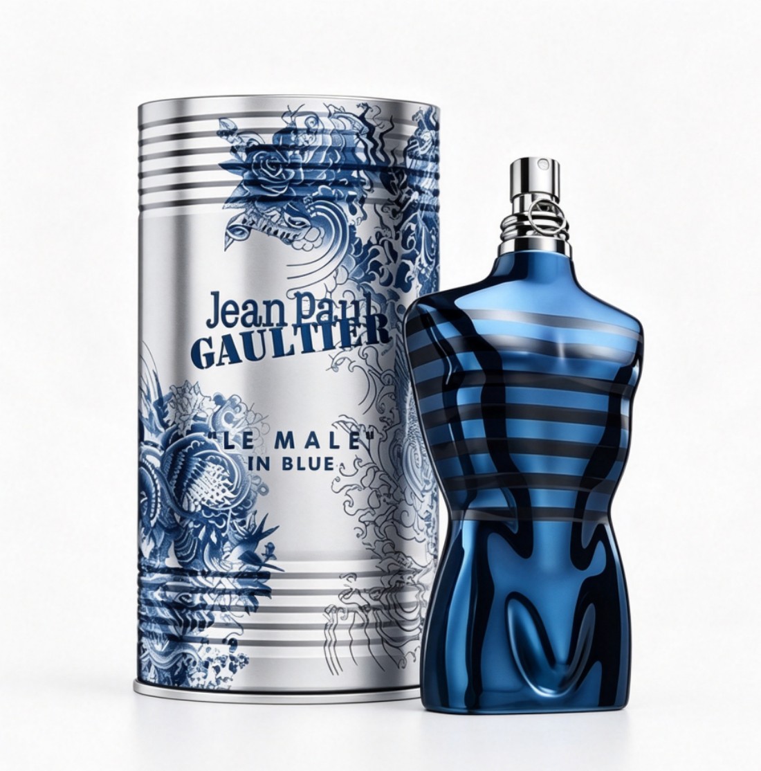 Perfume Fragrance Jean Paul Gaultier Le Male - ジャン・ポール・ゴルティエ ル・マール イン・ブルー クラシック タケン 香水スプレー、120ml。