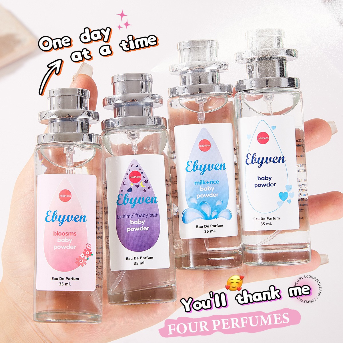 ベビーミルクパウダー女性用香水フレッシュエレガント高品質フロ - Perfume Alcohol Fragrance のレビューと価格
